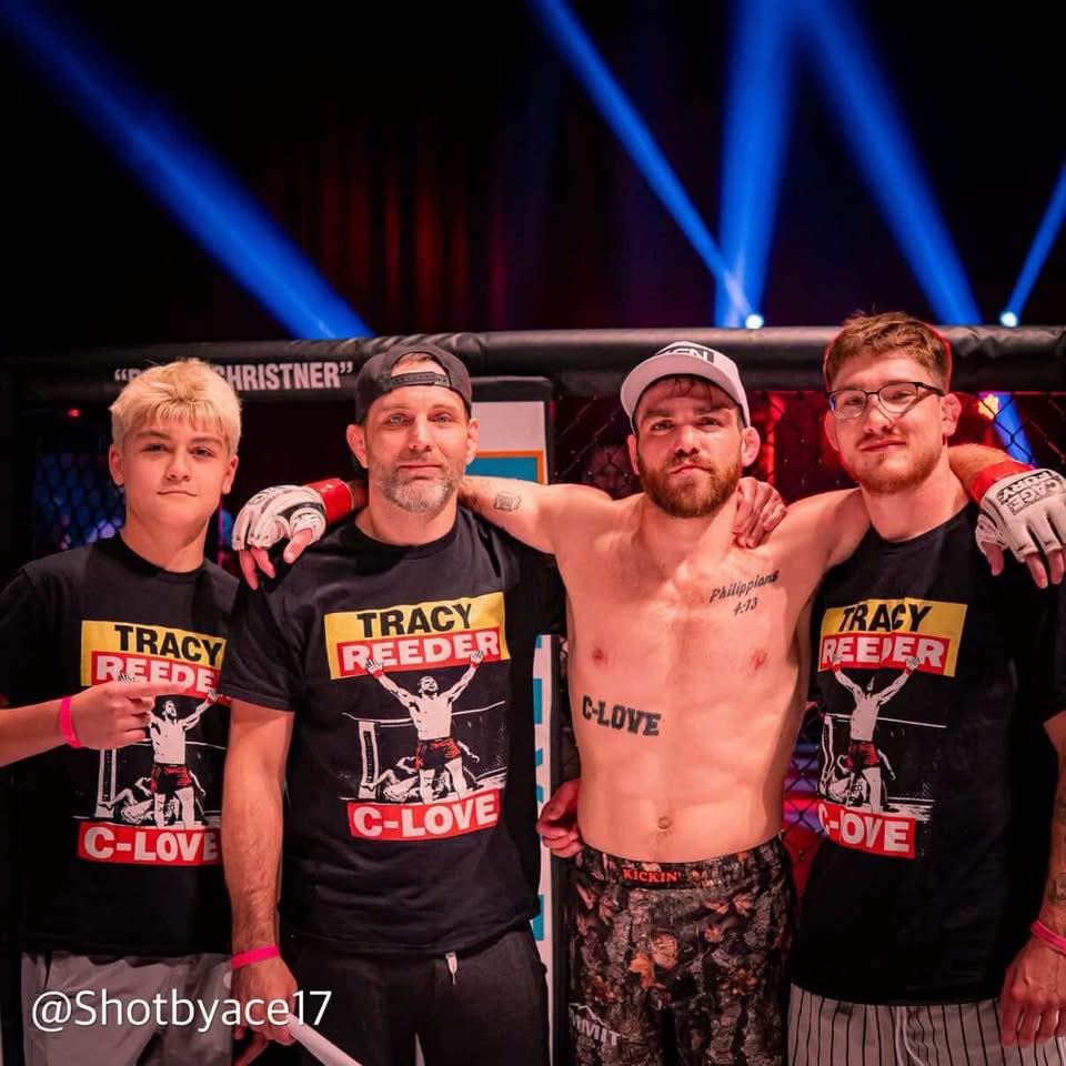 Tracy Reeder “C-Love Fight Tee” | Worn Cageside Shirt