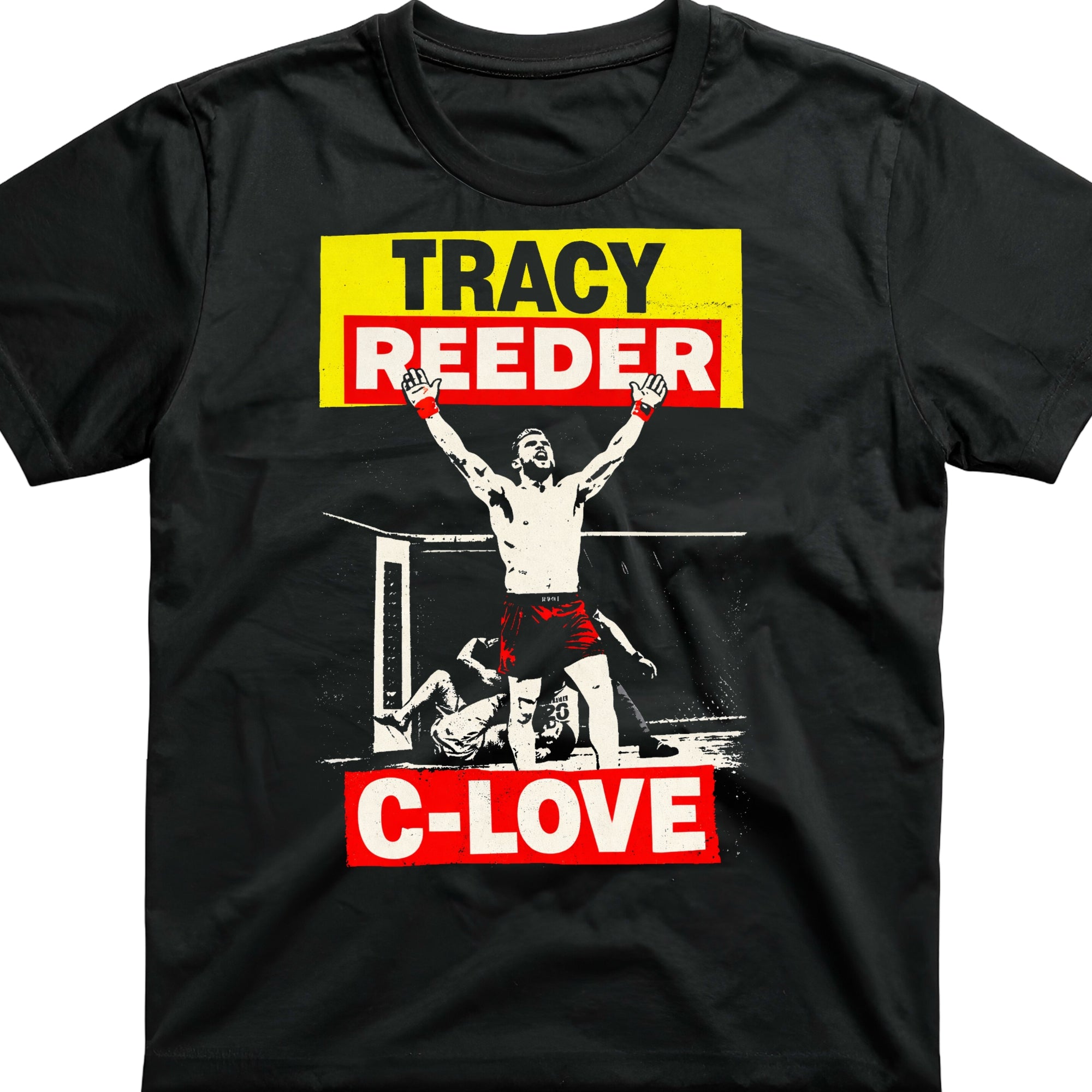 Tracy Reeder “C-Love Fight Tee” | Worn Cageside Shirt