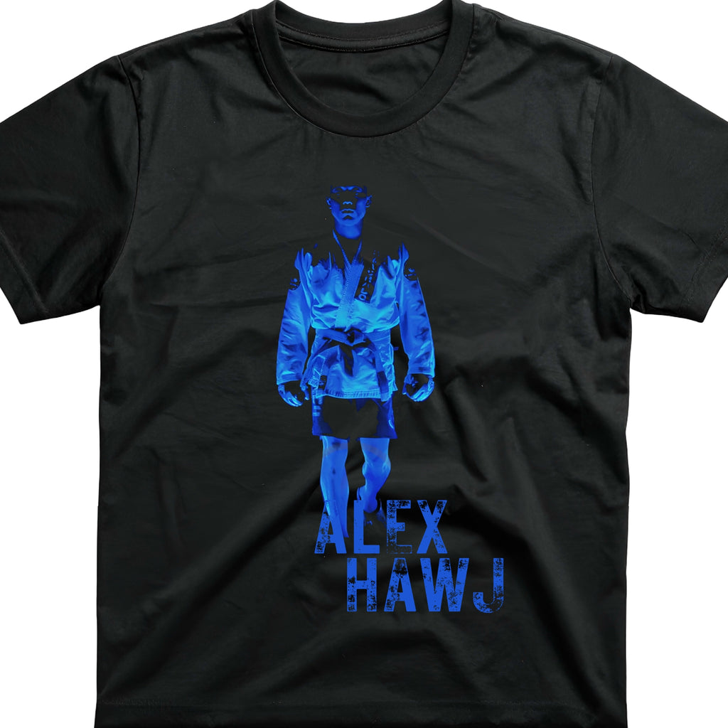 Alex Hawj “Blue Walkout” Tee – Limited Drop Fighter Shirt