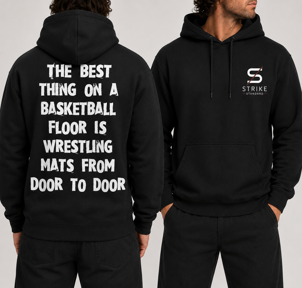 Wrestling Mats From Door to Door Hoodie