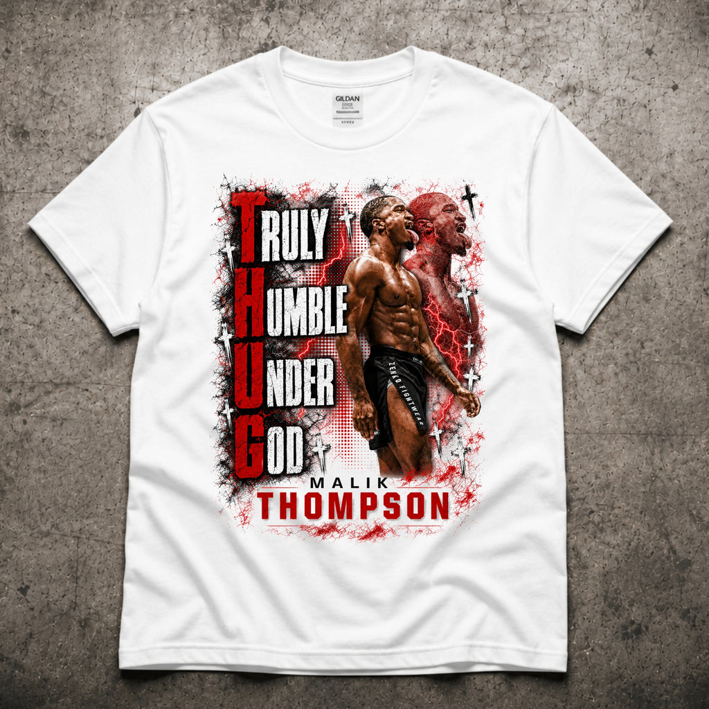 Malik Thompson “THUG” Truly Humble Under God Fighter Shirt